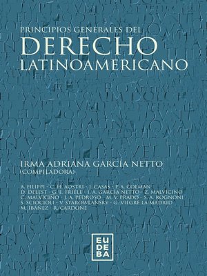 cover image of Principios generales de derecho latinoamericano
